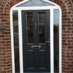 Composite door in anthracite grey - Beeston