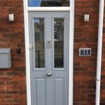 Composite door in bespoke grey - Beeston