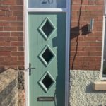 Composite door in chartwell green - Tollerton